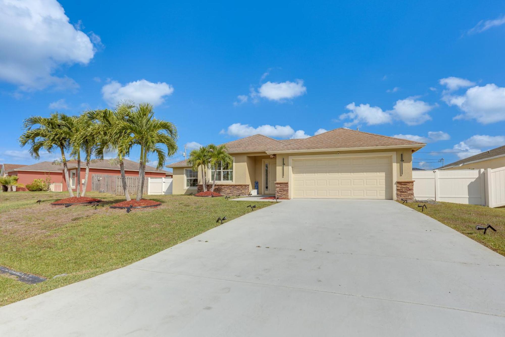 קרלטון Port St Lucie Home With Above-Ground Pool And Grill מראה חיצוני תמונה